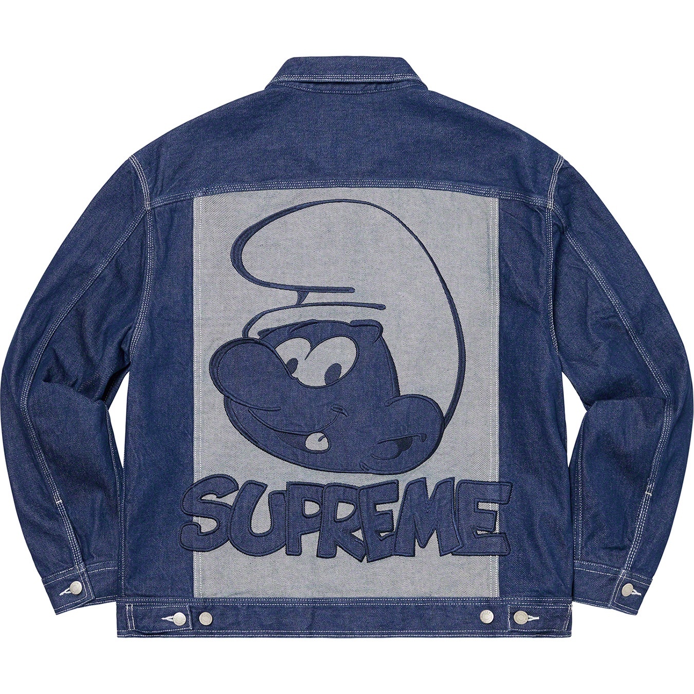 Supreme®/Smurfs™ Denim Trucker Jacket view 10